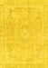 Abstract Yellow Modern Rug, abs2124yw