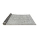 Sideview of Abstract Gray Modern Rug, abs2124gry