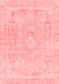 Abstract Red Modern Rug, abs2124red