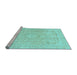 Sideview of Machine Washable Abstract Light Blue Modern Rug, wshabs2124lblu