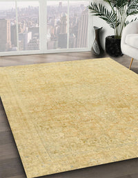 Abstract Orange Modern Rug, abs2125