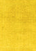 Machine Washable Abstract Yellow Modern Rug, wshabs2125yw