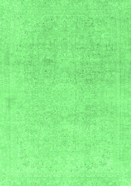 Abstract Emerald Green Modern Rug, abs2125emgrn