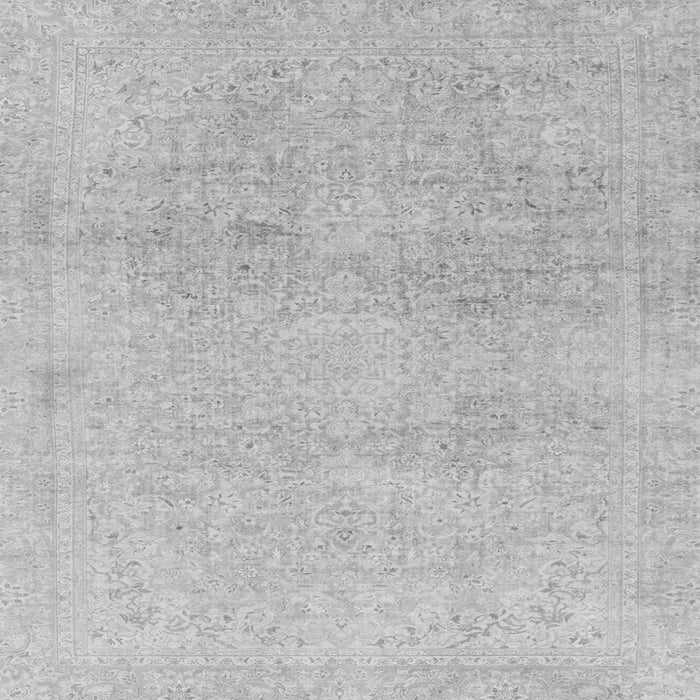 Square Abstract Gray Modern Rug, abs2125gry