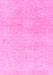 Machine Washable Abstract Pink Modern Rug, wshabs2125pnk