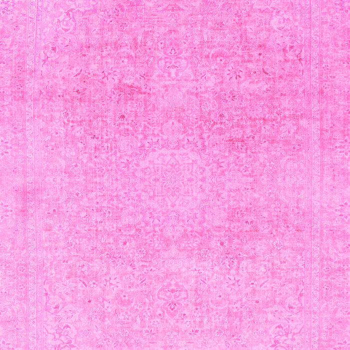 Machine Washable Abstract Pink Modern Rug, wshabs2125pnk