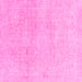 Square Machine Washable Abstract Pink Modern Rug, wshabs2125pnk