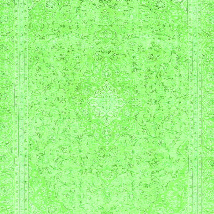 Abstract Green Modern Rug, abs2126grn