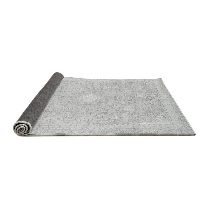 Sideview of Abstract Gray Modern Rug, abs2126gry