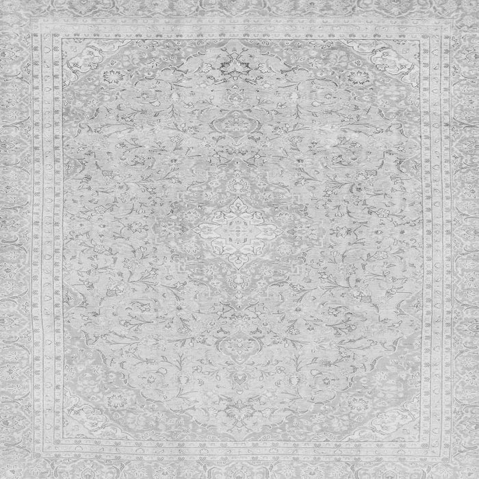Square Abstract Gray Modern Rug, abs2126gry