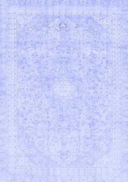 Abstract Blue Modern Rug, abs2126blu