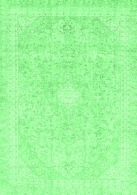 Abstract Emerald Green Modern Rug, abs2126emgrn