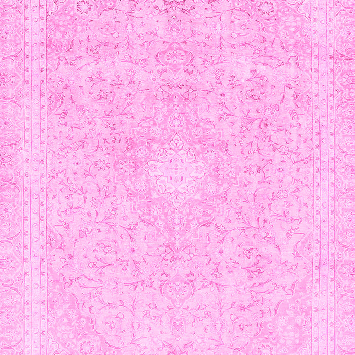 Machine Washable Abstract Pink Modern Rug, wshabs2126pnk