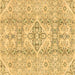 Square Abstract Brown Modern Rug, abs2127brn