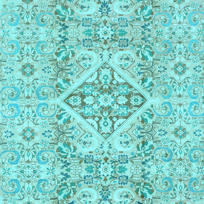 Abstract Light Blue Modern Rug, abs2127lblu