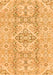 Abstract Orange Modern Rug, abs2127org