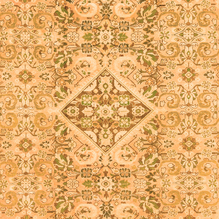 Abstract Orange Modern Rug, abs2127org