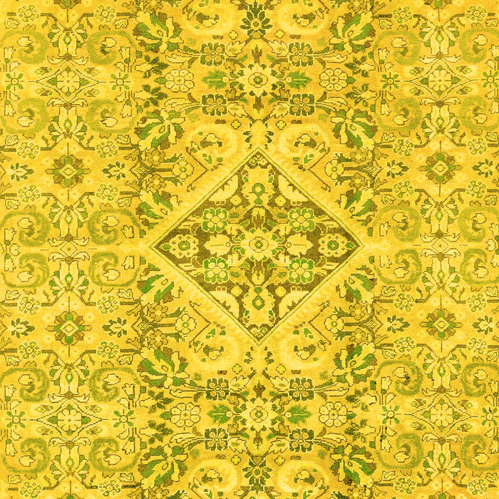 Abstract Yellow Modern Rug, abs2127yw