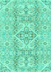 Abstract Turquoise Modern Rug, abs2127turq