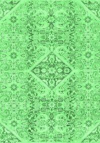 Abstract Emerald Green Modern Rug, abs2127emgrn