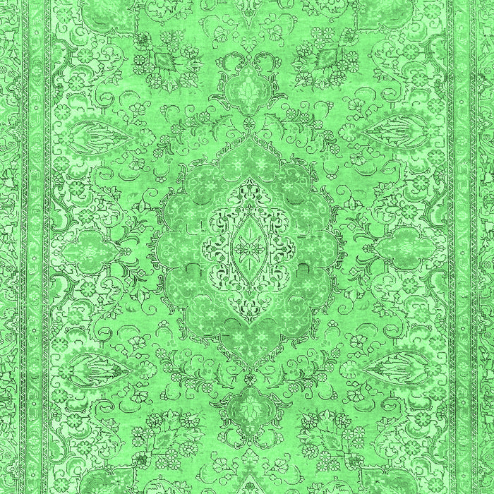 Machine Washable Abstract Emerald Green Modern Area Rugs, wshabs2128emgrn