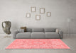 Modern Red Washable Rugs