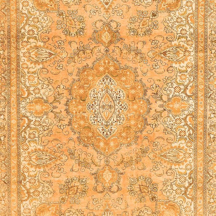 Machine Washable Abstract Orange Modern Area Rugs, wshabs2128org