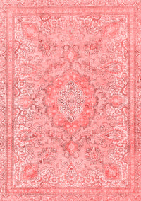 Abstract Red Modern Rug, abs2128red