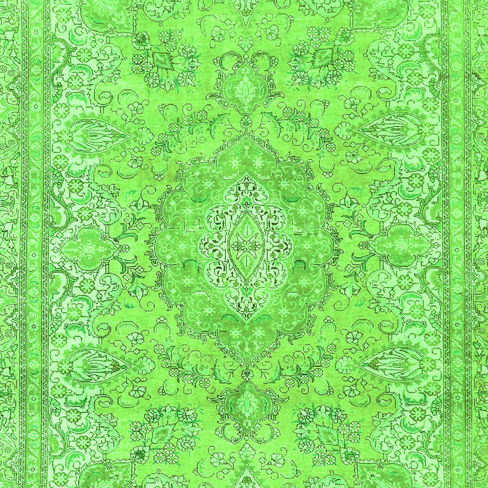 Abstract Green Modern Rug, abs2128grn