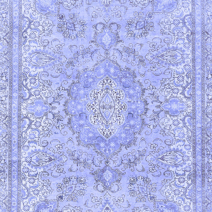 Abstract Blue Modern Rug, abs2128blu