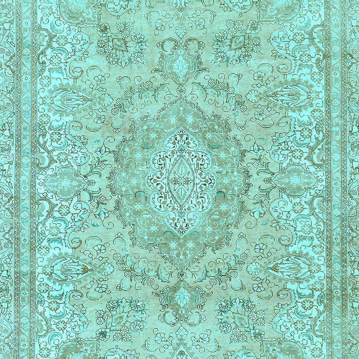 Abstract Light Blue Modern Rug, abs2128lblu