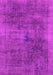 Machine Washable Abstract Pink Modern Rug, wshabs2129pnk