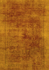 Abstract Yellow Modern Rug, abs2129yw