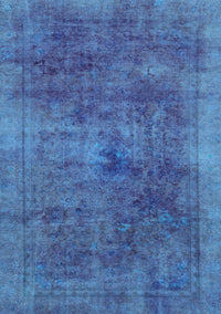 Abstract Light Blue Modern Rug, abs2129lblu