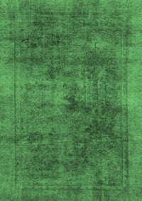 Abstract Emerald Green Modern Rug, abs2129emgrn