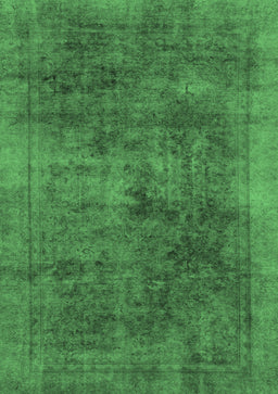 Abstract Emerald Green Modern Rug, abs2129emgrn