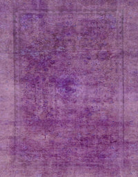 Machine Washable Abstract Orchid Purple Rug, wshabs2129