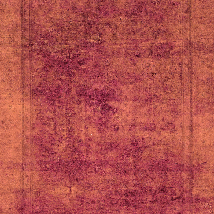 Machine Washable Abstract Orange Modern Area Rugs, wshabs2129org