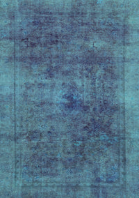 Abstract Turquoise Modern Rug, abs2129turq
