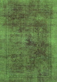 Abstract Green Modern Rug, abs2129grn