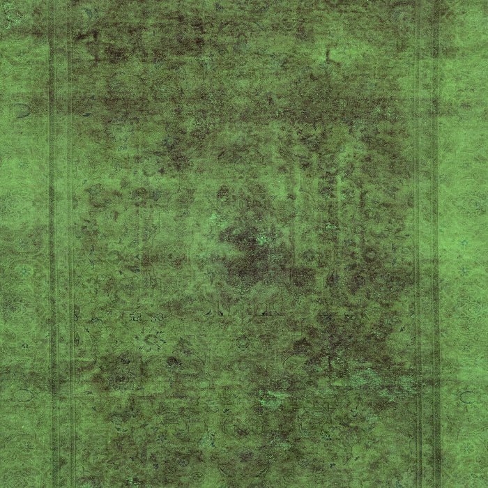 Abstract Green Modern Rug, abs2129grn