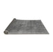 Sideview of Abstract Gray Modern Rug, abs2129gry