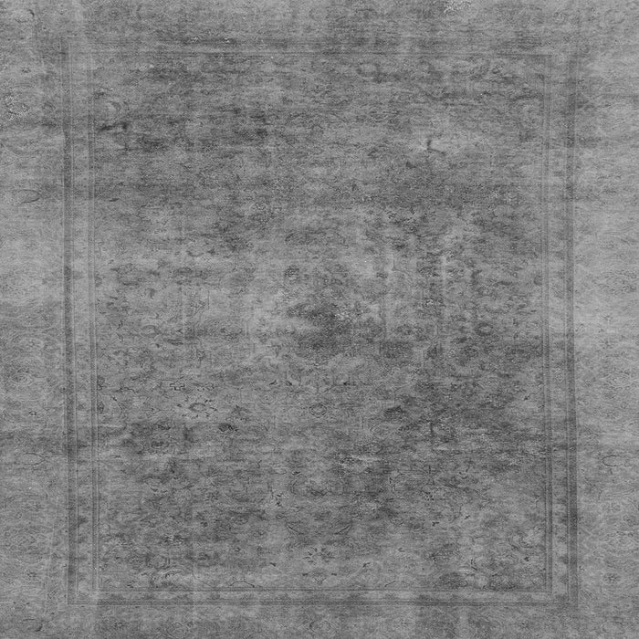 Square Machine Washable Abstract Gray Modern Rug, wshabs2129gry