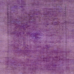 Square Abstract Orchid Purple Modern Rug, abs2129