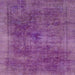 Square Abstract Orchid Purple Modern Rug, abs2129