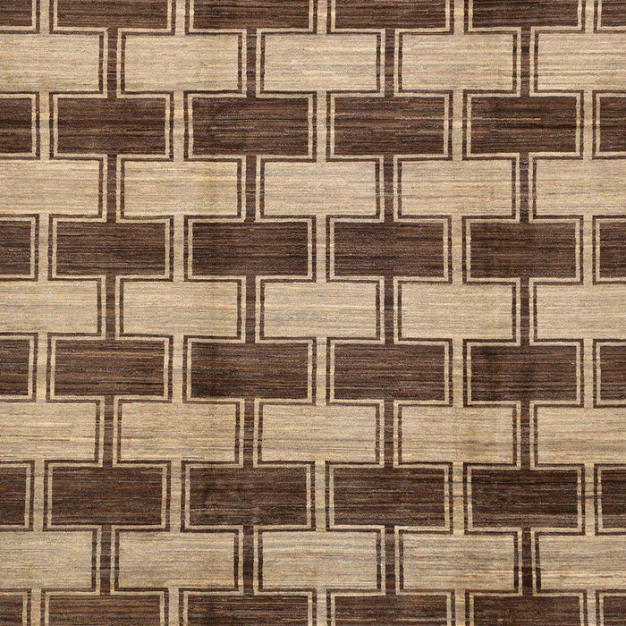 Machine Washable Abstract Sangria Brown Rug, wshabs212