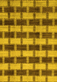 Abstract Yellow Modern Rug, abs212yw