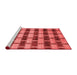 Modern Red Washable Rugs