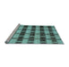 Sideview of Machine Washable Abstract Light Blue Modern Rug, wshabs212lblu