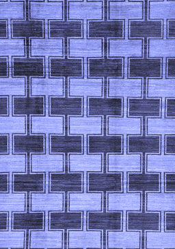 Abstract Blue Modern Rug, abs212blu